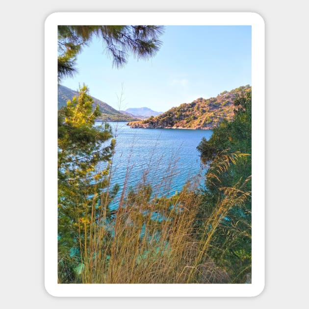 Mediterranean Coast Sticker by AlexMir